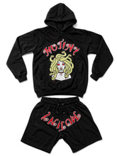 Load image into Gallery viewer, “Medusa” Hoodie + Shorts Set (Blood Moon)
