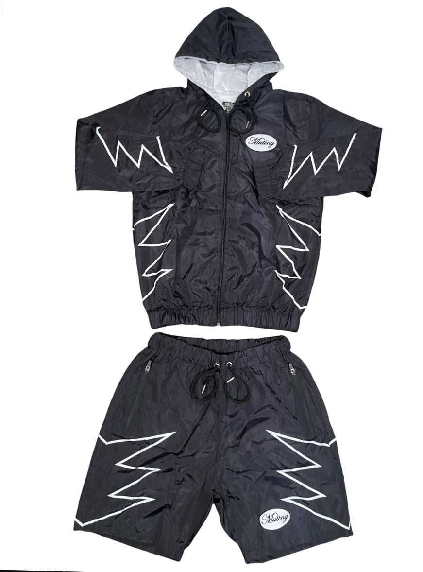 Classic Windbreaker Set “Black”