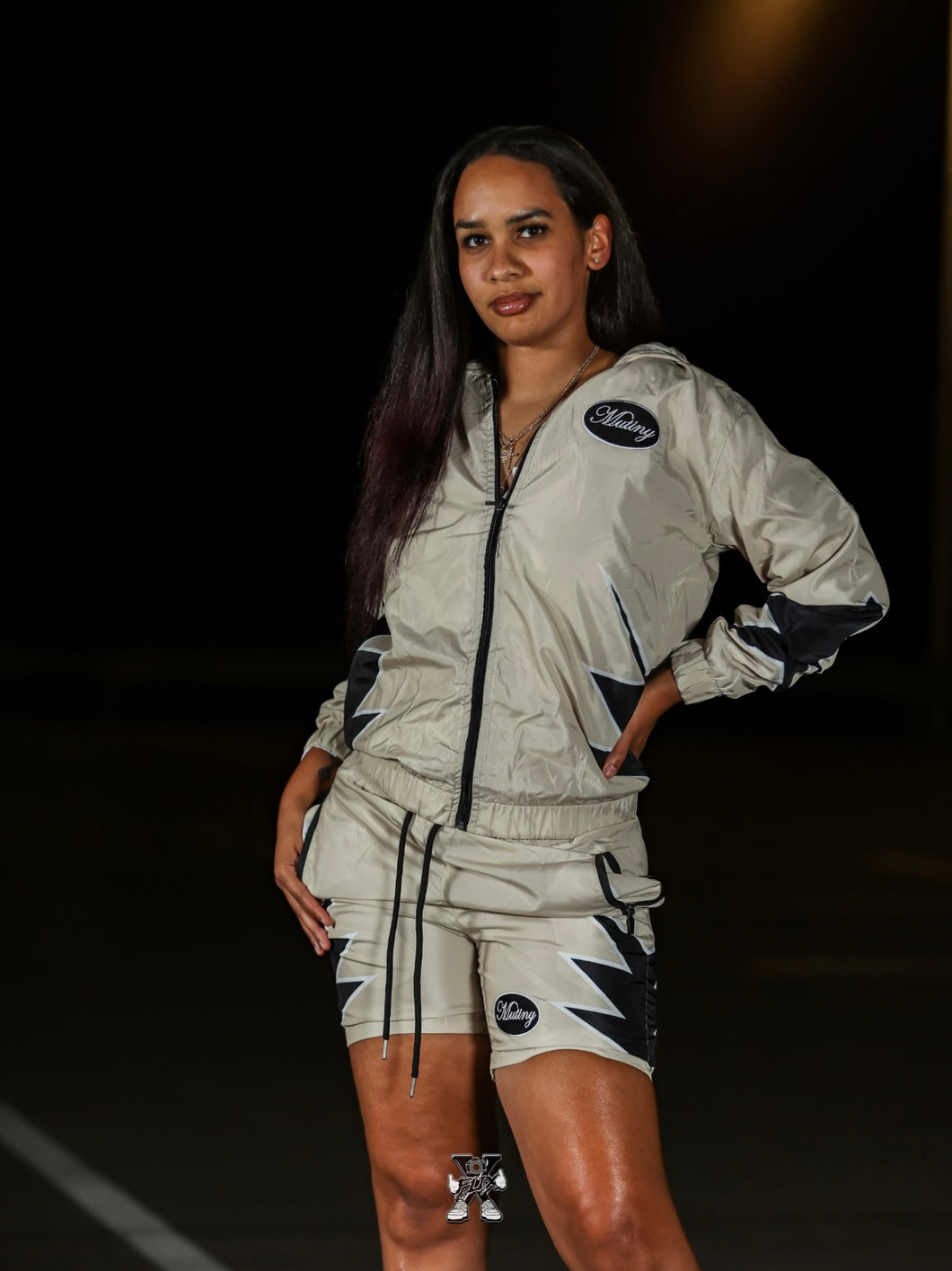 Classic Windbreaker Set “Cream”