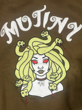 Load image into Gallery viewer, “Medusa” Hoodie + Shorts Set (Dark Olive Green)
